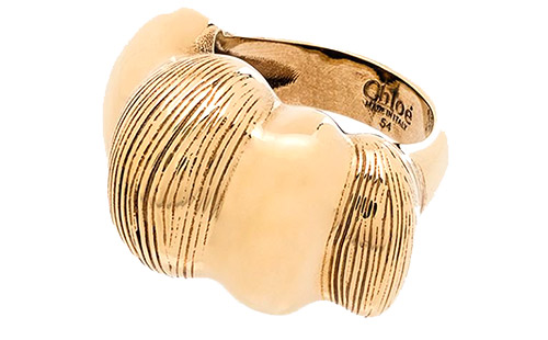 Bubble signet ring, Chloé